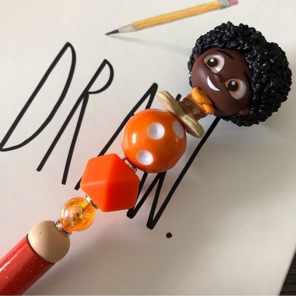 Disney Doorables: Encanto: Antonio handmade beaded pen